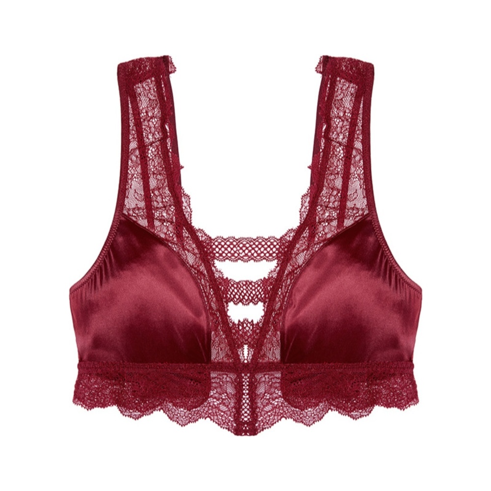 Victoria's Secret Lace Bra Bralette Longline Lace - Picture 2 of 2
